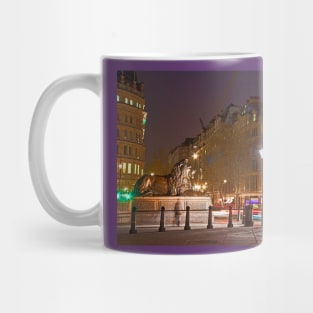 Trafalgar Square. Night. Mug